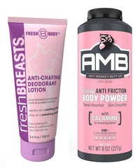 Fresh Body FB Fresh Breasts Lotion applied for moisture absorption and comfort