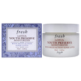 Fresh Lotus Youth Preserve flacon crème visage, hydratation légère et éclat.