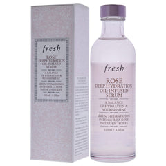 Fresh Sérum hydratant rose — ingrédients eau de rose et squalane pour hydratation durable.