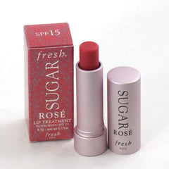 Fresh Sugar Lip Treatment SPF 15 Rose – texture riche qui nourrit et apaise les lèvres.