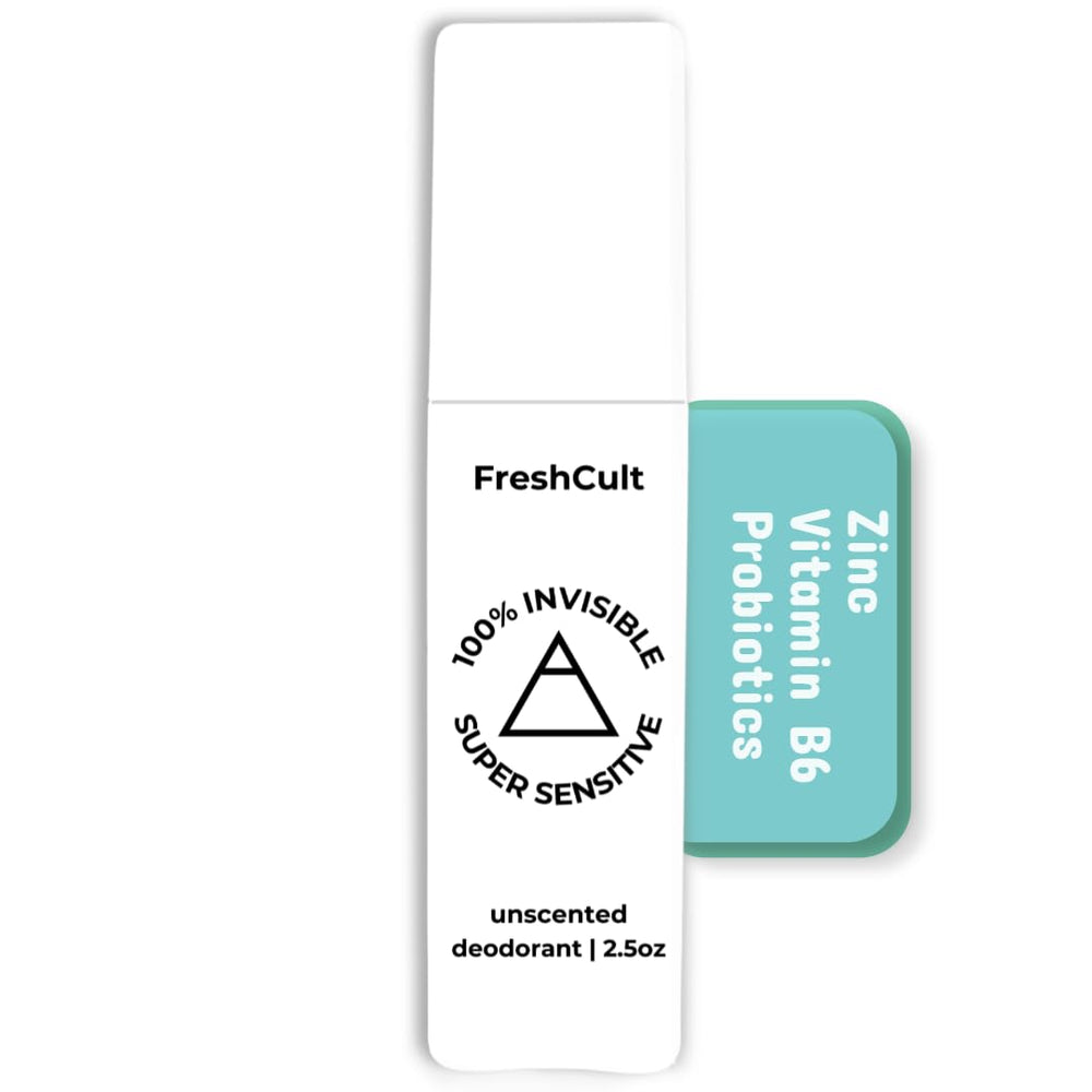 FreshCult déodorant spray sans parfum, protection discrète des odeurs quotidiennes
