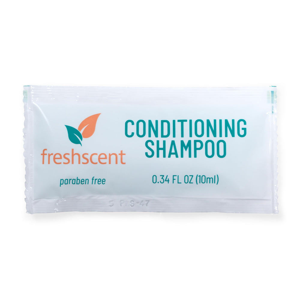 Freshscent shampoing-conditionnant sachet monodose, pratique pour démarrer rapidement une routine.