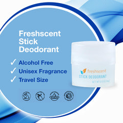Freshscent stick déodorant avec applicateur à poussoir, facilité d'utilisation
