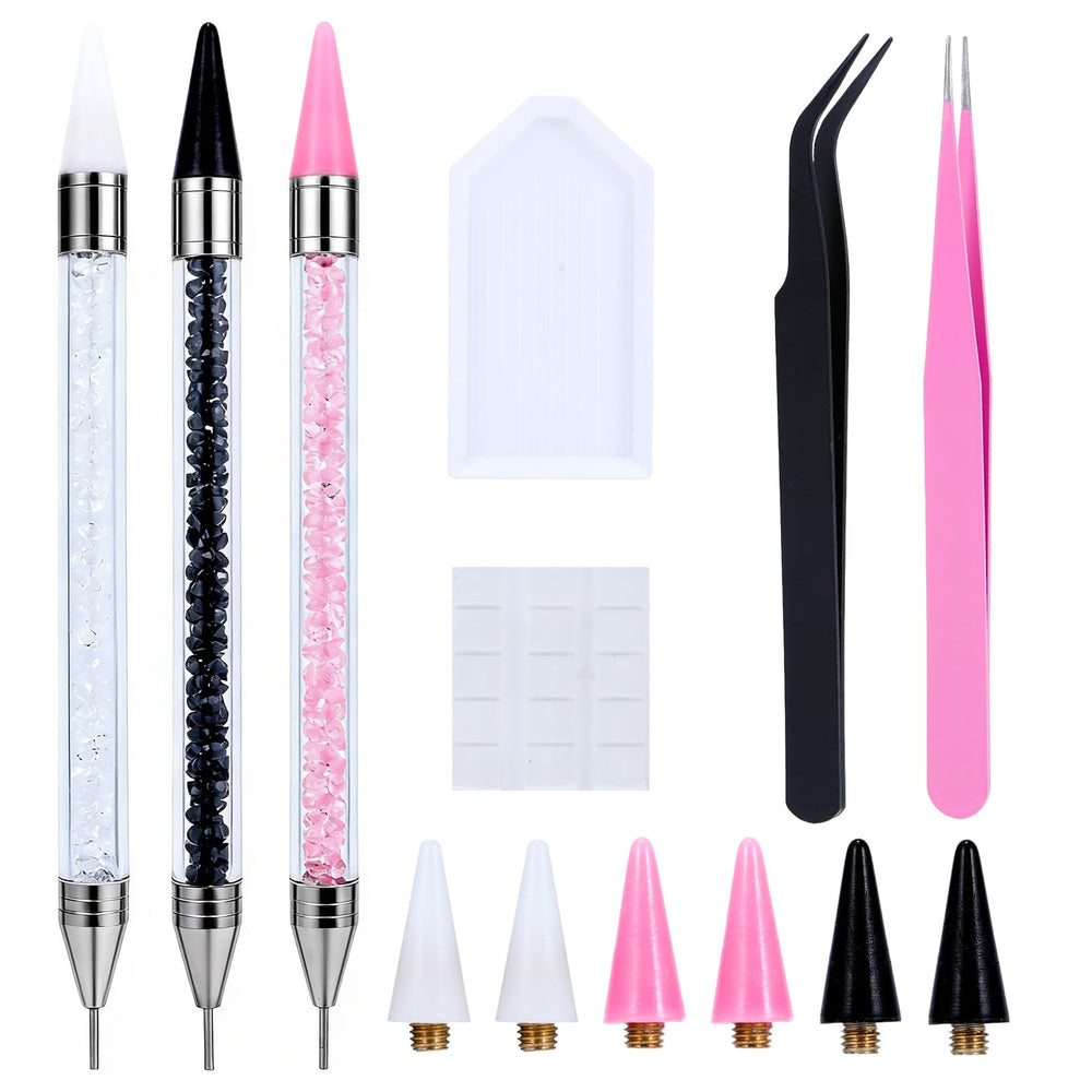 FRICHOM ensemble-outils pince-pierres: prise précise pour strass et gemmes