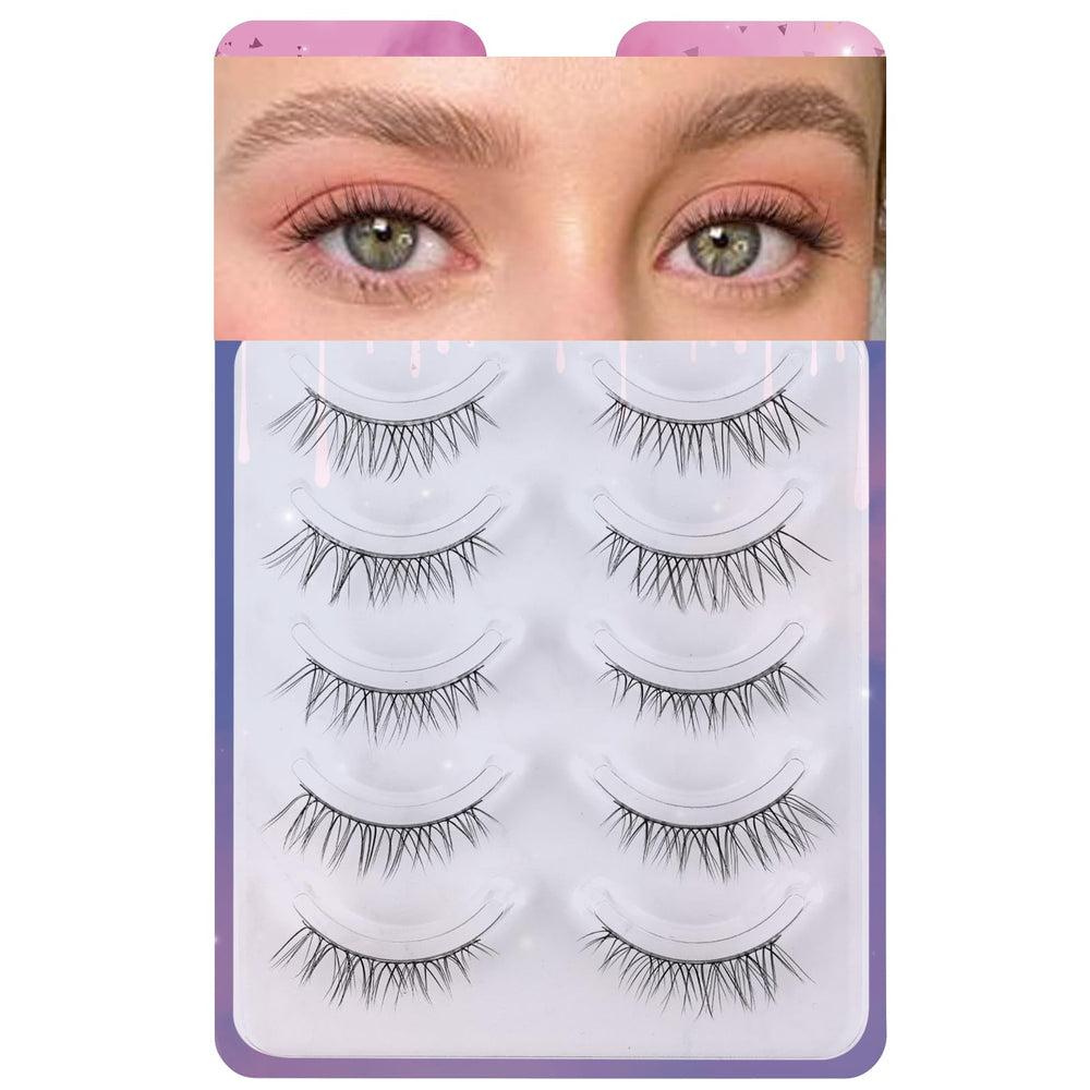 Frihappy cils apparence naturelle: discrète et élégante pour le quotidien.