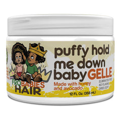 FroBabies Hair Puffy Hold Me Down Gelle – définition naturelle des boucles, sans effet cartonné