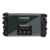 Fromm ColorSafe serviettes noir, absorbantes 16x29, idéal pour séchage après coloration