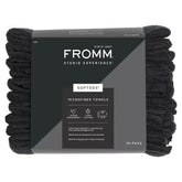 Fromm Softees serviette microfibre cheveux noir 16x29 – absorption rapide pour séchage efficace
