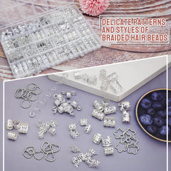 Fscwlmon coeurs sur tresses, accessoire élégant et polyvalent.