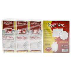 Papiers-fin Fuji prépliés, préparation rapide pour des boucles consistantes.