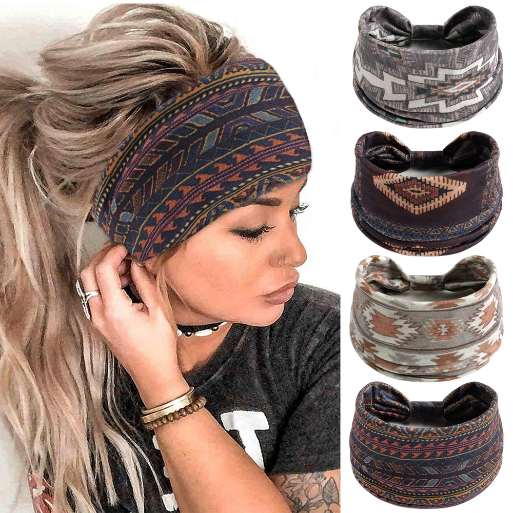 FULZTEY bandeau boho large Bordeaux: confort durable pour toutes les occasions.