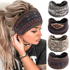 FULZTEY bandeau boho large Bordeaux: confort durable pour toutes les occasions.