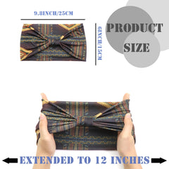 FULZTEY bandeau boho large Marron: maintien fiable et style chic.