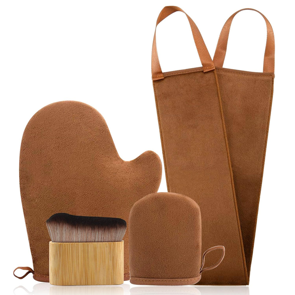 Gant bronzant FUNAN pour le corps, ensemble pratique et bronzage uniforme.