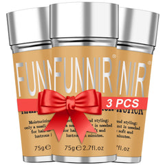 FUNNIR Hair Wax Stick delivers edge control for a sleek, frizz-free hairline.