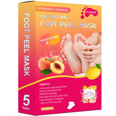 Masque FUNNIR prêt à envelopper vos pieds pour un soin facile.