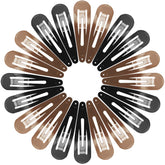 Pinces Funtopia anti-glisse 7 cm en brun pour un maintien durable.