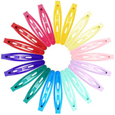Pince Funtopia sans-glisse oval 2,4 pouces, fixation fiable pour coiffure rapide.