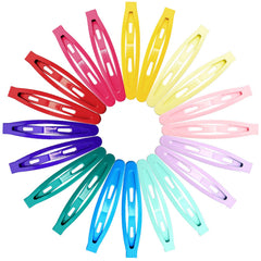 Pince Funtopia sans-glisse oval 2,4 pouces, fixation fiable pour coiffure rapide.