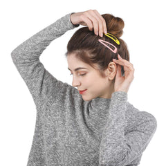 Épingle à cheveux Funtopia 7 cm anti-glisse pour looks quotidiens