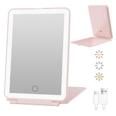 Miroir FUNTOUCH de voyage lumineux avec 72 LEDs pour un maquillage précis en déplacement