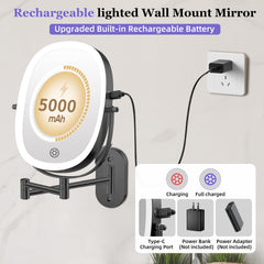 Miroir FUNTOUCH détails yeux nets pour tracé précis.