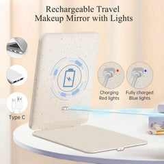 Miroir FUNTOUCH rechargeable Type-C pratique en déplacement.