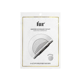 Patch Fur microdart appliqué sur la peau ciblant les poils incarnés pour clarifier la zone