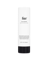 Fur Silk Scrub — Bouteille en gros plan, hydratation et douceur.