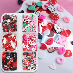 Furimuk cœur paillettes Saint-Valentin pour décor onglerie et look romantique