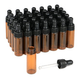 Furnido bouteille ambrée 5ml avec pipette, idéale pour préserver les huiles essentielles.