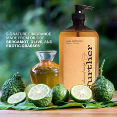 Savon glycérine Further — parfum bergamote-olive pour aromathérapie légère.
