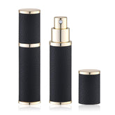 Vaporisateur Fusupak voyage 10ml noir, format compact pour la poche et déplacements.