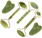 fuvooi Jade Gua Sha rouleau-visage-grand pour lisser et revitaliser la peau.