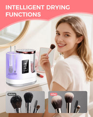 Fuziiav Nettoyeur Pinceaux Maquillage: séchage rapide et sûr.