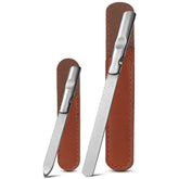 FVION lime à ongles métallique double-face, grain gros, pratique pour façonner rapidement