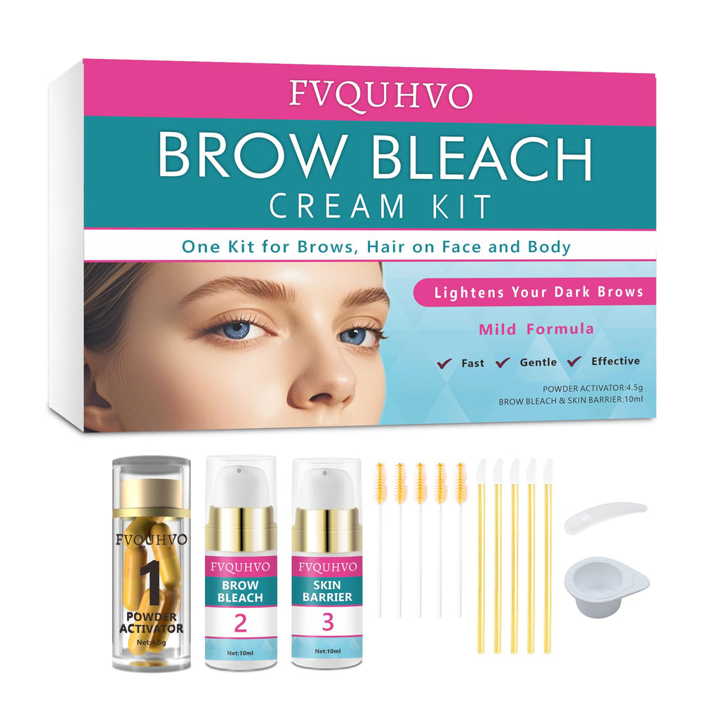 Fvquhvo éclaircisseur-sourcils kit en action pour un look naturel