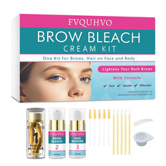 Fvquhvo éclaircisseur-sourcils kit en action pour un look naturel