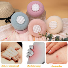 FWUNYVN balle-bain-tournesol-beige: exfoliation délicate pour peau veloutée.