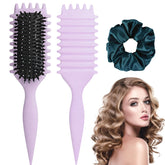 FXIYILTS brosse-cheveux-boucles, ergonomique pour des boucles définies et faciles à manipuler.