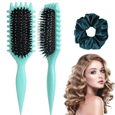 FXIYILTS brosse-cheveux-boucles-ergonomique offre une définition rapide sans tiraillement.