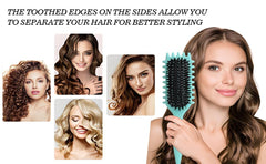 FXIYILTS brosse-cheveux-frizz-controle réduit les frisottis pour une allure soignée.