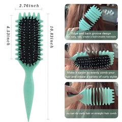 FXIYILTS brosse-cheveux-humide-definition aide à mieux définir les boucles après la douche.