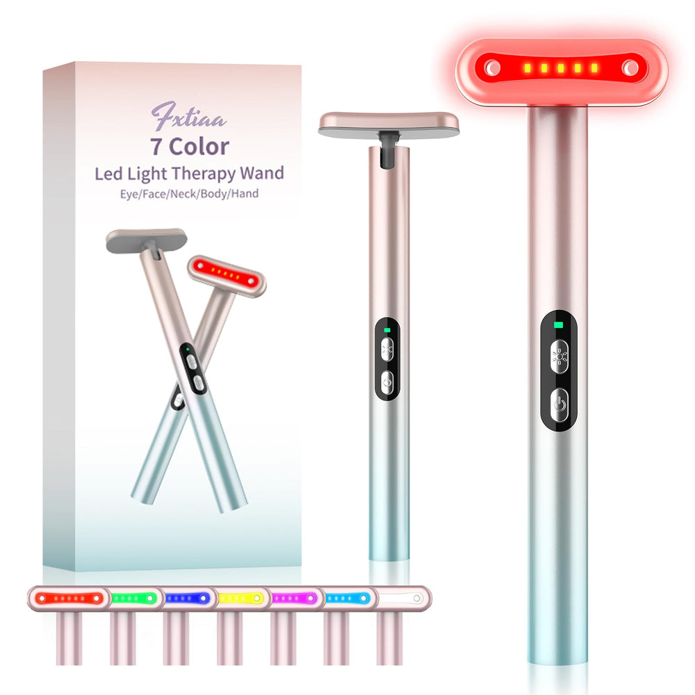 Fxtiaa Led-Face-Wand : thérapie lumière rouge et bleue pour la peau.