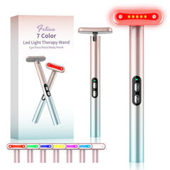 Fxtiaa Led-Face-Wand : thérapie lumière rouge et bleue pour la peau.