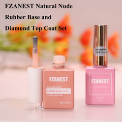 FZANEST Vernis finition diamant miroir offre brillance durable sur ongles.