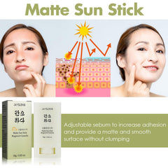 Protection SPF50+ PA++++ affichée sur le stick.