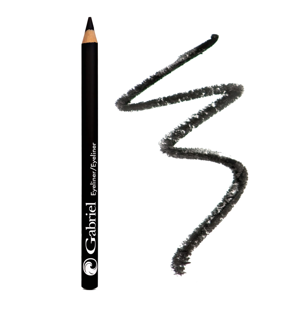 Gabriel Cosmetics Classic Eyeliner noir, application fluide et précise pour un regard net.