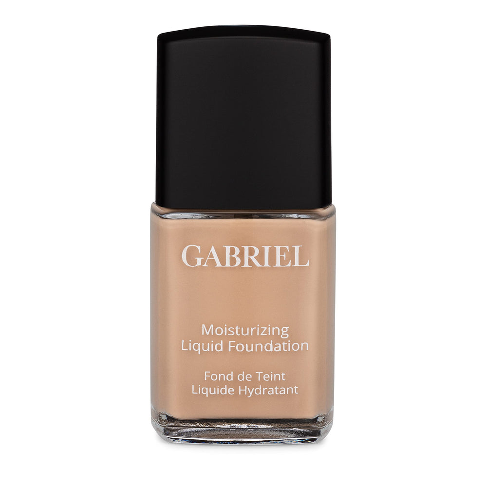 Gabriel Cosmetics Fond de Teint Liquide – Bouteille, couvrance naturelle et discrète au quotidien.
