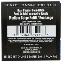 Texture veloutée de la poudre minérale Gabriel Cosmetics pour une application douce.